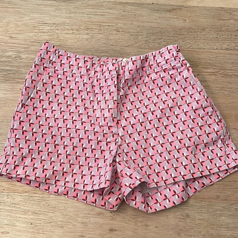 Crewcuts pink printed girls shorts size 10
